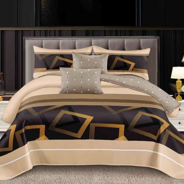 Detalj posteljine CN20 BRN - satenski pamuk